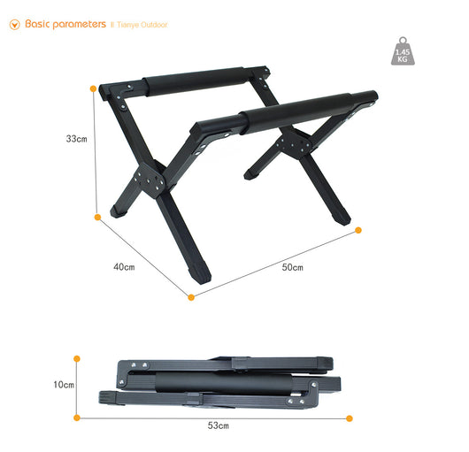 Estante Plegable de Aluminio para Camping y Almacenamiento Exterior - Image 6