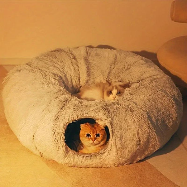 Cama Térmica para Gatos - Cojín Navideño Cálido y Acogedor