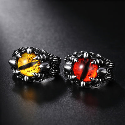 Anillo Ojo Malvado para Hombre y Mujer - Diseño Punk Personalizado - Image 7