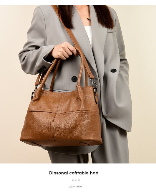 Bolso Tote de Cuero Suave para Mujer - Bolsa Mensajero Profesional - Image 27