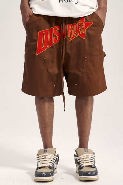 Shorts Holgados con Eslogan Bordado para Estilo Urbano Casual - Image 12
