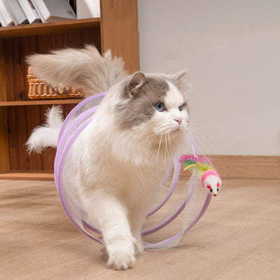 Túnel Plegable para Gatos Tipo S con Almacenamiento - Image 9
