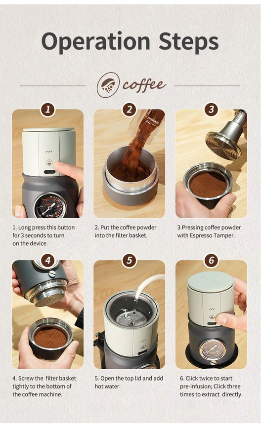 Cafetera Espresso Portátil Eléctrica Italiana - Image 19