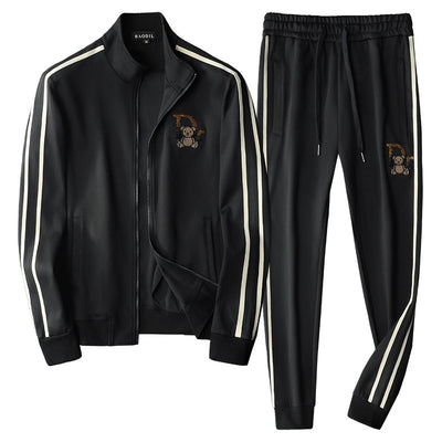 Conjunto Deportivo Casual Hombre con Bordado de Oso - Image 5