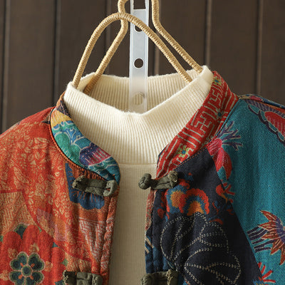 Cardigan Artístico de Algodón para Mujer - Abrigo Retro Otoño Invierno - Image 2