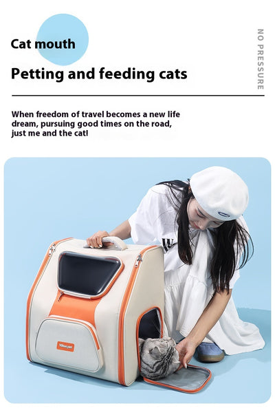 Bolsa Transportadora Panorámica para Gatos - Gran Capacidad - Image 10