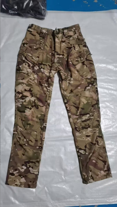 Pantalones Tácticos Impermeables con Forro Polar para Hombre - Protección Invernal - Image 5