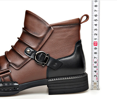 Botas Térmicas Retro Estilo Británico para Hombre con Forro de Lana y Cierre Lateral - Image 14