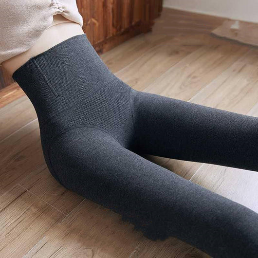 Leggings de Algodón Puro Cintura Alta Reductores con Forro Térmico - Image 12