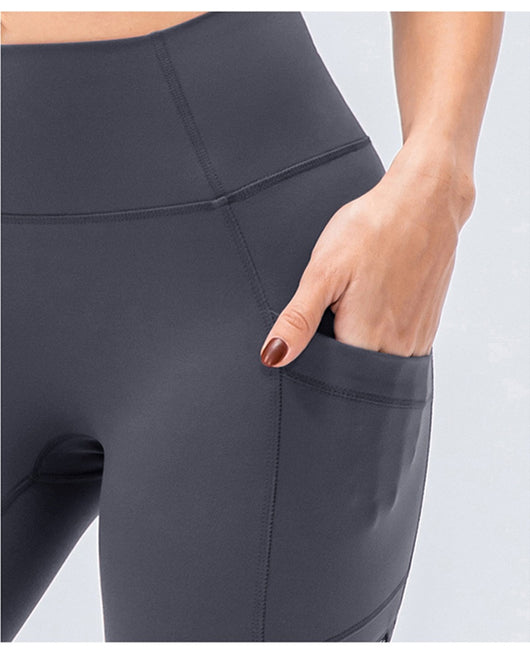 Pantalones de Sudadera Ajustados de Cintura Alta con Bolsillos Laterales - Image 22