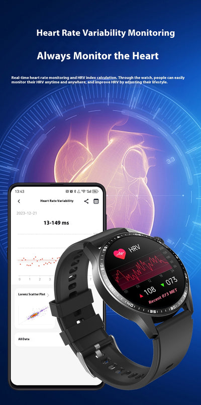 Pulsera Inteligente con Monitor de ECG y Glucosa - Control de Salud 24/7 - Image 28