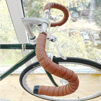 Manillar de Bicicleta Recubierto en Cuero PU