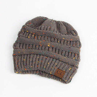 Gorro de Lana con Coleta Tejido - Abrigo Exterior Europeo - Image 10