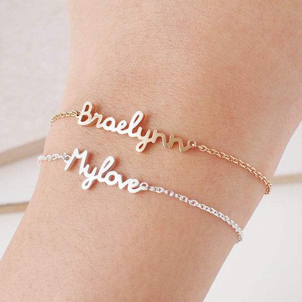 Pulsera Acero Inoxidable Personalizada con Nombre