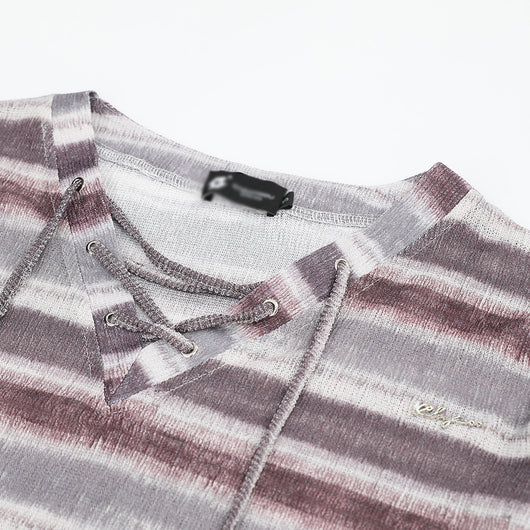 Camiseta Básica Rayada Tejida para Hombre y Mujer - Image 3