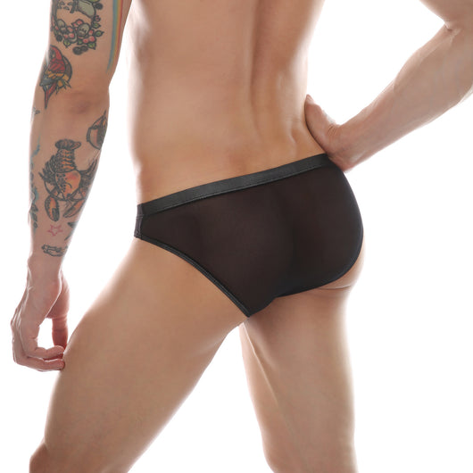 Calzoncillos Tipo Malla Transparente para Hombre con Bolsa Realzada - Image 5