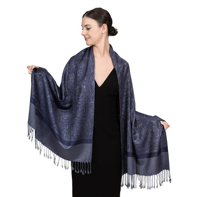 Elegante Chal Ligero de Lujo - Envolvente de Imitación Cashmere para Mujer - Image 37