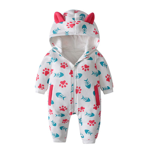 Mameluco Tejido de Algodón para Bebé - Diseño Adorable para Gatear - Image 4