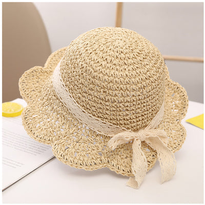 Sombrero de Paja Infantil con Ala Ancha Protección Solar UV - Image 17
