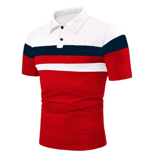 Camiseta Deportiva Hombre Rayas Pecho Contraste - Image 22