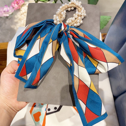 Lazo para Pelo con Perlas y Cinta Elástica para Mujer - Image 13