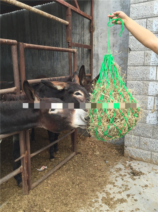 Bolsa de Alimentación con Bolsillos para Caballos - Red de Heno Portátil - Image 7
