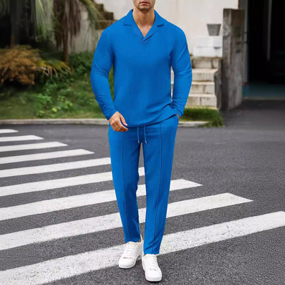 Traje Ejecutivo Clásico para Hombre - Colores Sólidos Otoño Invierno - Image 6