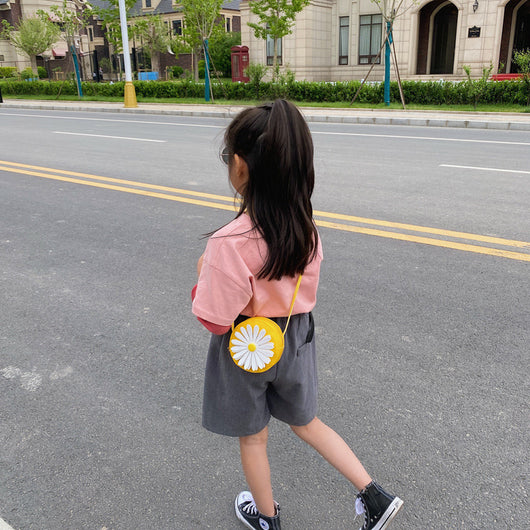 Bolso Infantil con Diseño Floral y Monedero Integrado - Image 4