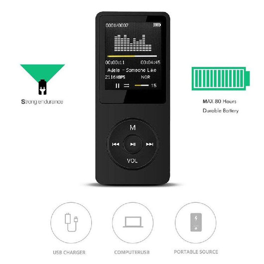 Reproductor MP3/MP4 Portátil con Pantalla 1.8" y Ranura para Tarjeta de Memoria - Image 23