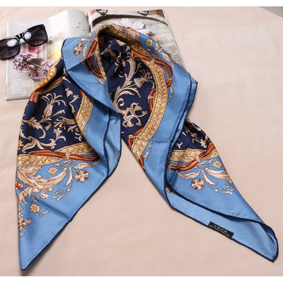 Pañuelo de Seda Premium para Mujer Elegancia Sofisticada - Image 4