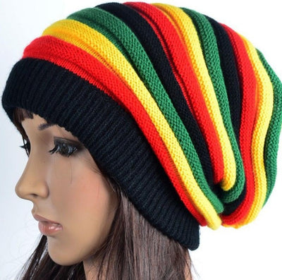 Gorro Tejido Arcoíris con Rayas de Colores - Image 10