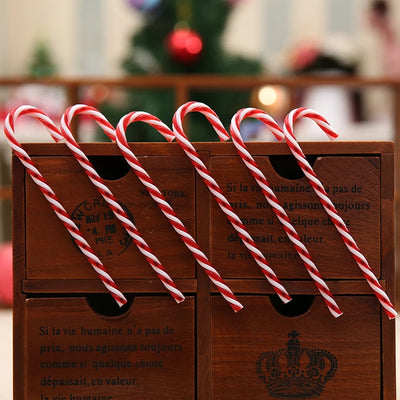 Bastón Navideño con Decoración Anciano - Adorno Colgante Festivo - Image 16