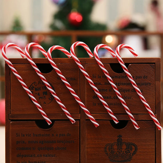 Bastón Navideño con Decoración Anciano - Adorno Colgante Festivo - Image 16