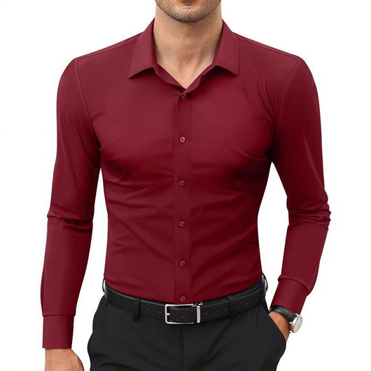 Camisa de Trabajo Slim Fit Clásica de Calidad Europea - Image 4