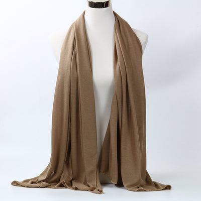 Pañuelo de Algodón Mercerizado Monócromo para Mujer - Image 13