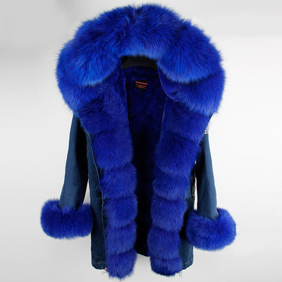 Chaqueta Denim Bordada para Mujer - Algodón Premium - Image 4