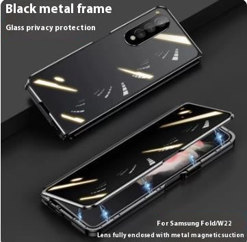 Funda Magnética Plegable con Vidrio Templado para Teléfono - Image 11