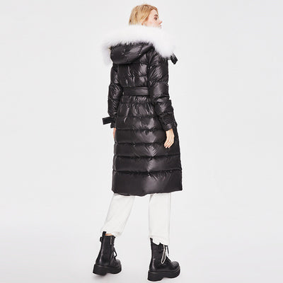 Chaqueta Acolchada Larga de Plumón para Mujer - Abrigo Cálido y Elegante - Image 8