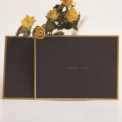 Tarjetas de Negocio Pequeñas con Borde Dorado Quartet - Image 10
