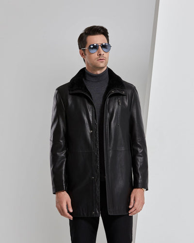 Chaqueta de Cuero Premium para Hombre con Forro Polar Grueso - Image 24