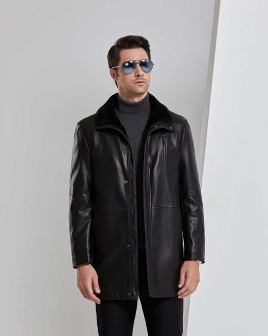 Chaqueta de Cuero Premium para Hombre con Forro Polar Grueso - Image 24