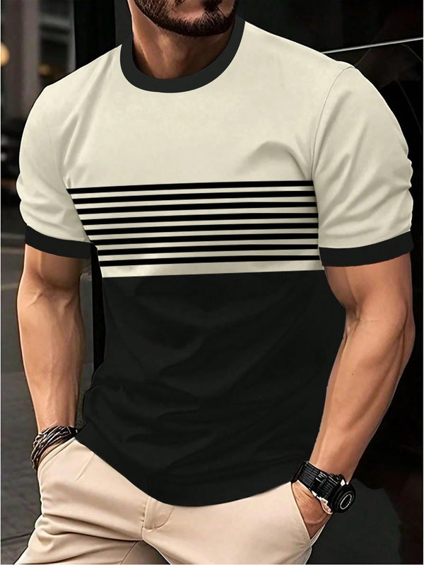 Camisa Casual Minimalista de Manga Corta para Hombre - Image 6