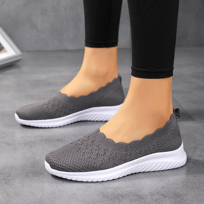 Zapatos Deportivos Tejidos Voladores Talla Grande para Mujer - Image 3