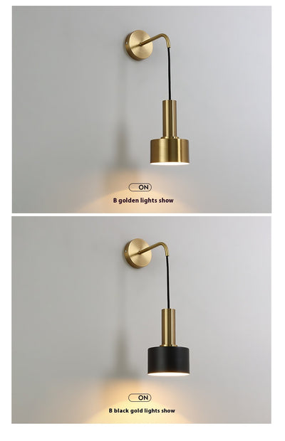 Lámpara de Pared Dorada Elegante para Dormitorio y Mesita de Noche - Image 10