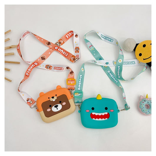 Bolsa Crossbody de Silicona Mini Adorable para Niños - Image 36