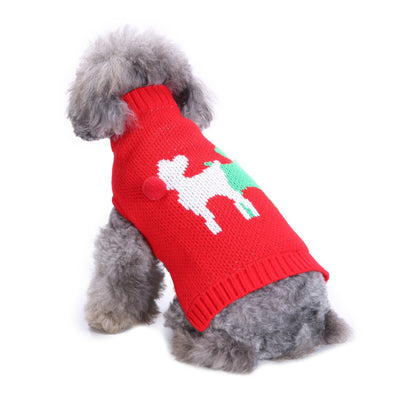 Suéter Navideño de Cuello Alto con Diseño de Huesos - Image 14