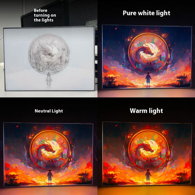 Lámpara LED 3D Pintura Luminosa - Cuadro Decorativo Changsha Noche - Image 16