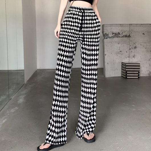 Pantalón Plisado Cintura Alta Efecto Adelgazante Pierna Ancha Tendencia - Image 8
