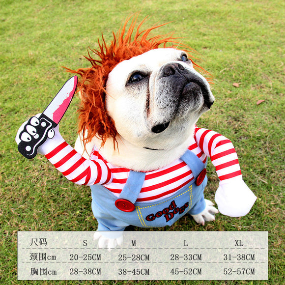 Ropa de Disfraz para Mascotas - Puñal Divertido Halloween Perros y Gatos