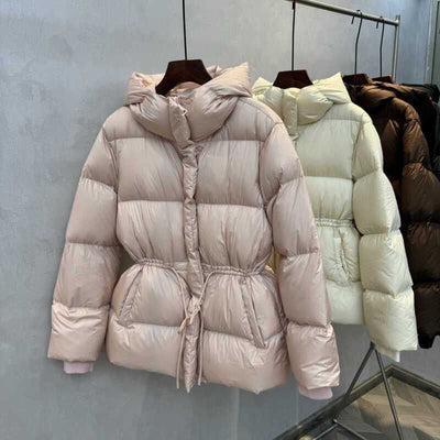 Chaqueta Acolchada de Algodón Minimalista Reductora para Mujer